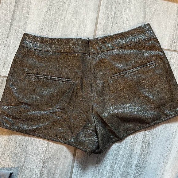 French Connection Shiny Shorts. Size 6 - Picture 3 of 3